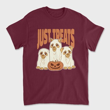 Just Treats Dogs, Unisex Men's T-Shirt