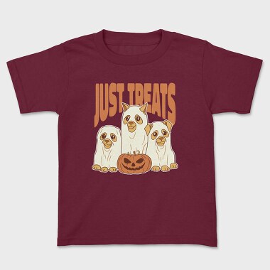 Kids' T-Shirt, Just Treats Dogs