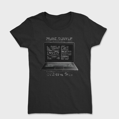 Laptop Programmer Codes, Women's T-Shirt