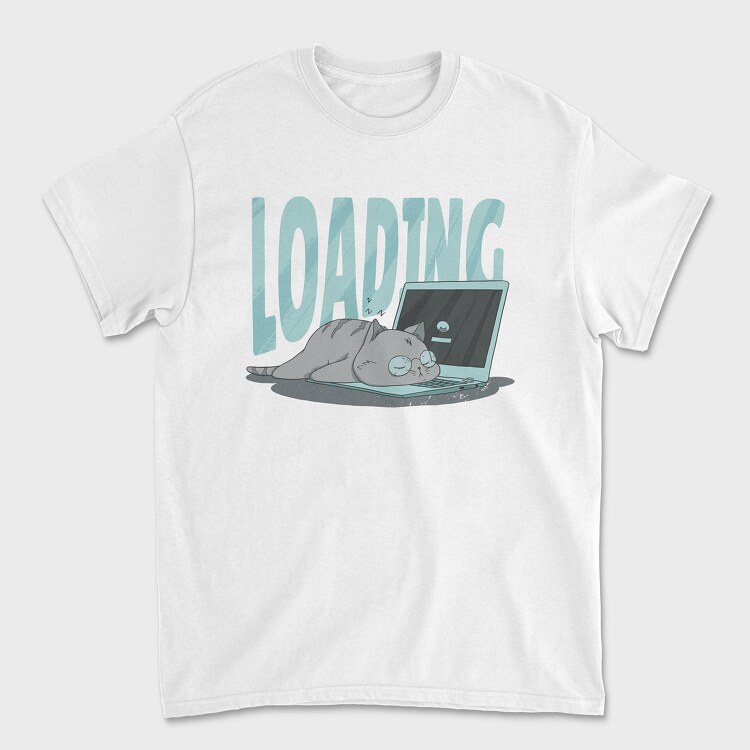 Lazy Cat, Unisex Men's T-Shirt
