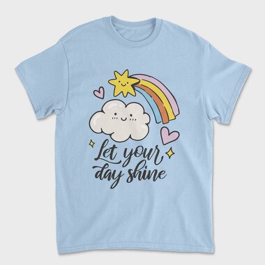 Let Your Day Shine, Unisex Men's T-Shirt