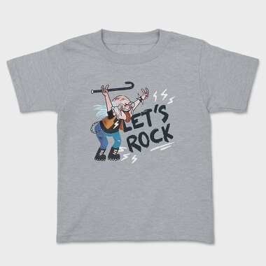Lets Rock Grandpa, Kids' T-Shirt