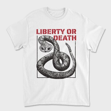 Liberty or Death Snake, Unisex Men's T-Shirt