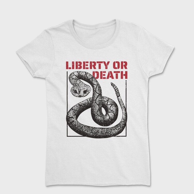 Liberty or Death Snake, Women's T-Shirt