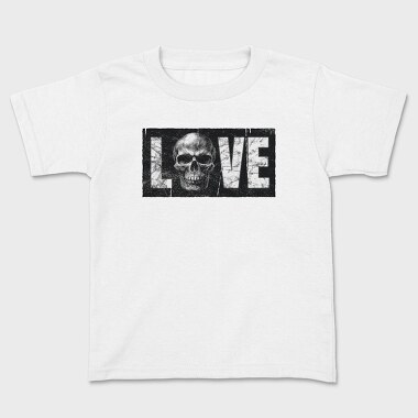 Love Skull, Kids' T-Shirt