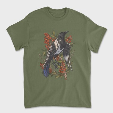 Magpie Berries, Unisex Men's T-Shirt