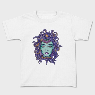 Medusa Face, Kids' T-Shirt