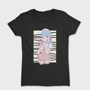 Menhera Nurse Kawaii Anime Girl, Дамска Тениска