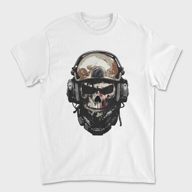Military Skull, Unisex Men's T-Shirt
