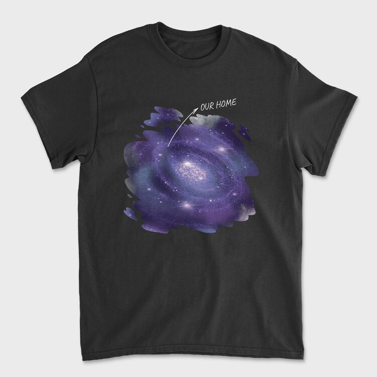 Milky Way, Унисекс Мъжка Тениска