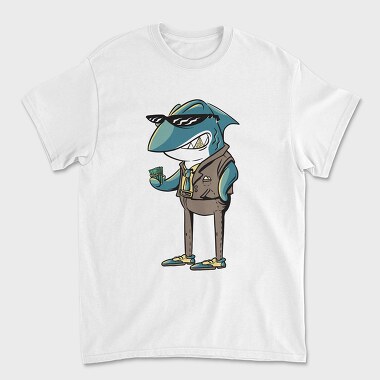Money Shark, Unisex Men's T-Shirt