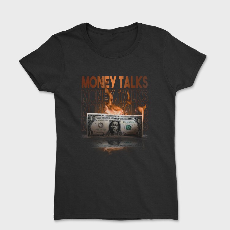 Money Skull Fire Bill, Дамска Тениска