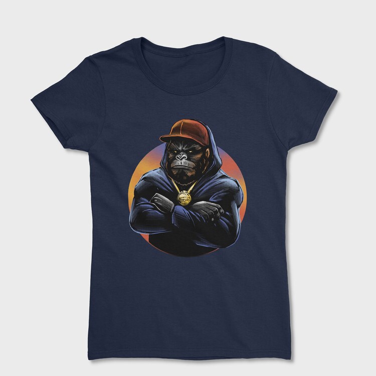 Monkey Chain Hoodie, Women's T-Shirt