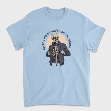 Unisex Men's T-Shirt, Skelletonj Acket