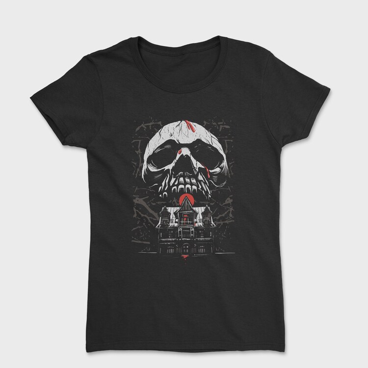 Skull Haunted House, Дамска Тениска