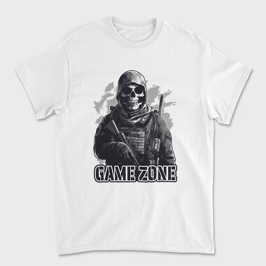 Skull Soldier Game, Unisex Men's T-Shirt