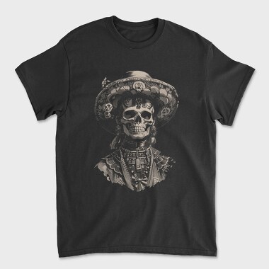 Skull Traditional, Unisex Men's T-Shirt