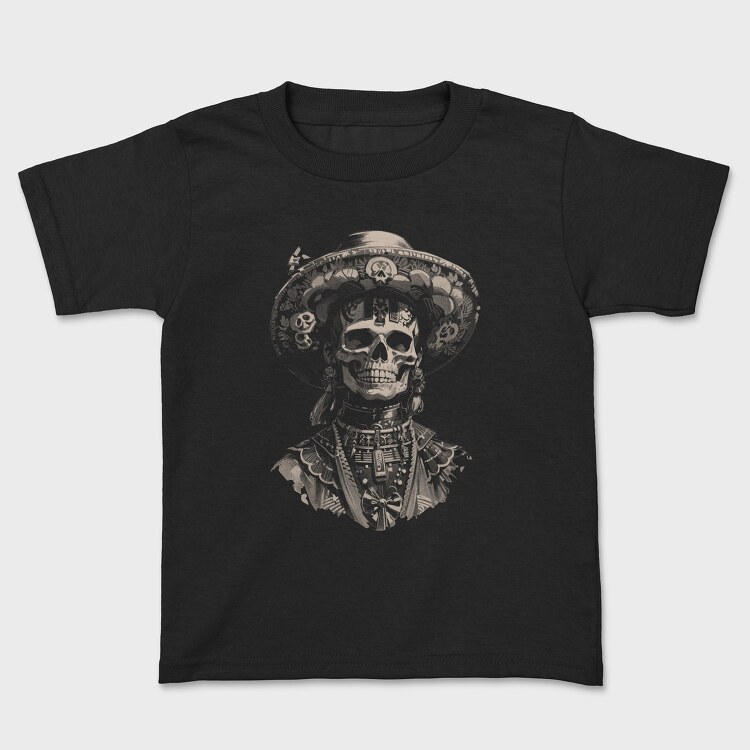 Skull Traditional, Kids' T-Shirt
