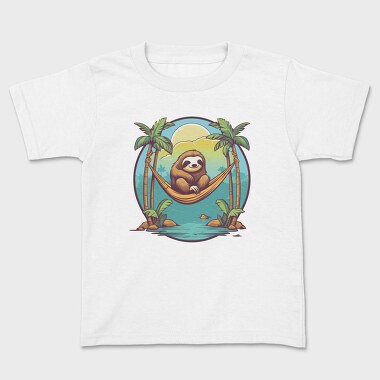 Sloth in a Hammock, Kids' T-Shirt