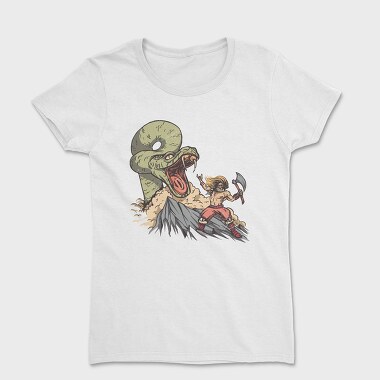 Snake vs Viking, Women's T-Shirt