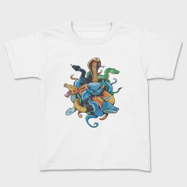 Snakes Species, Kids' T-Shirt