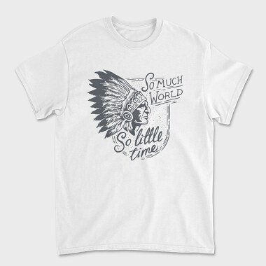 So Much World So Little Time Shaman, Unisex Men's T-Shirt