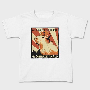 Soviet Capybara, Kids' T-Shirt