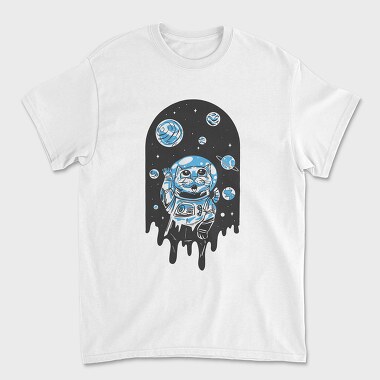Space Cat Planets, Unisex Men's T-Shirt