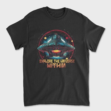 Spacecship Universe Within, Unisex Men's T-Shirt