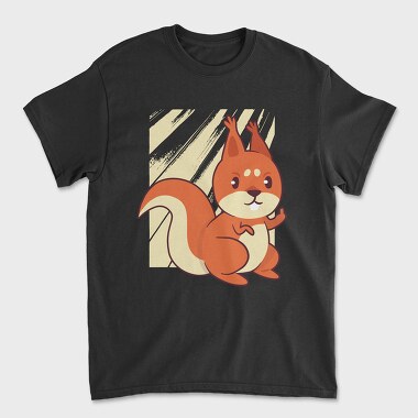 Squirrel, Unisex Men's T-Shirt