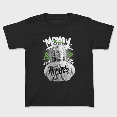 Statue Graffitti Money, Kids' T-Shirt
