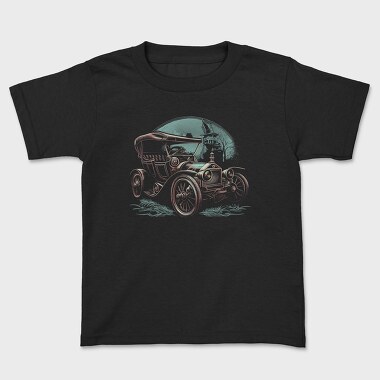 Steampunk Car, Kids' T-Shirt