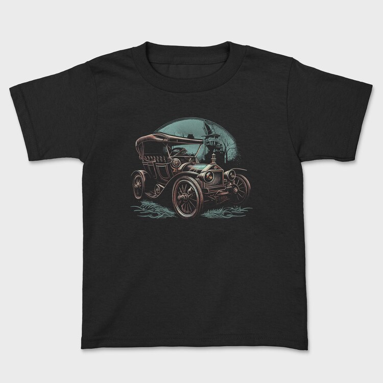 Steampunk Car, Kids' T-Shirt