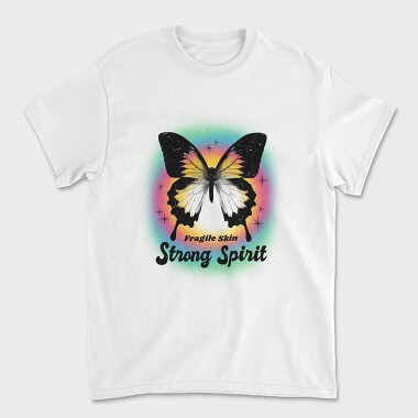 Strong Spirit Butterfly, Unisex Men's T-Shirt