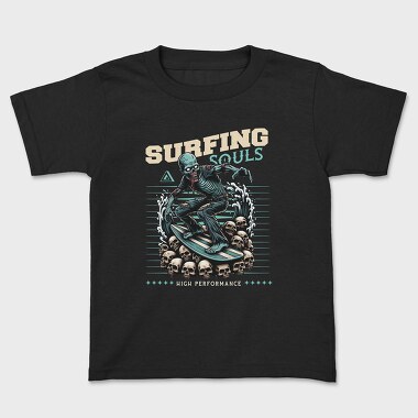 Sufing Souls, Kids' T-Shirt