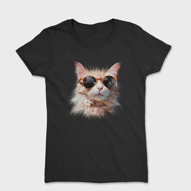 Дамска Тениска, Sunglass Cat