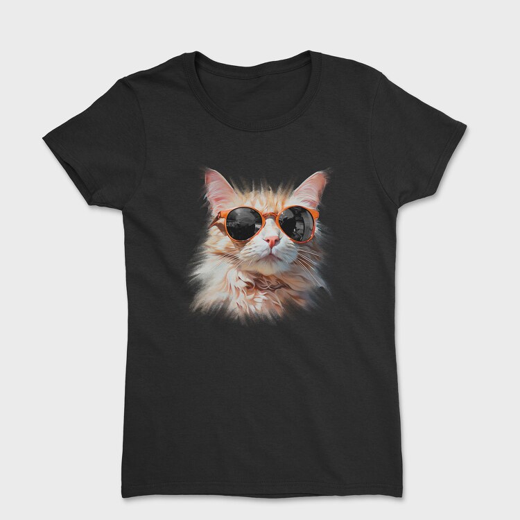 Sunglass Cat, Women's T-Shirt
