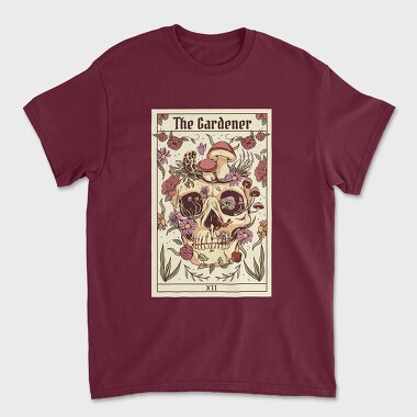 Tarot Card the Gardener, Unisex Men's T-Shirt