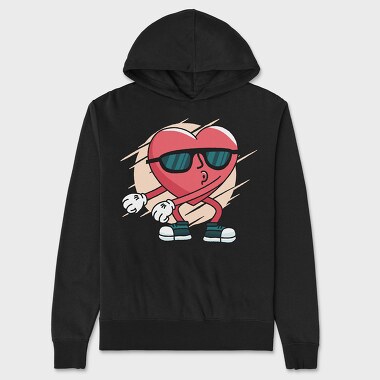 Dancing Heart, Unisex Men's Hoodie