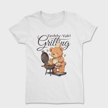 Teddy Bear Grilling, Women's T-Shirt