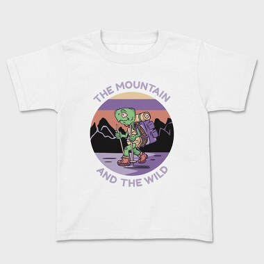 The Mountain and the Wild Turtle, Kids' T-Shirt