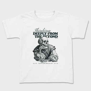 Thinking Deeply From the Beyond, Kids' T-Shirt