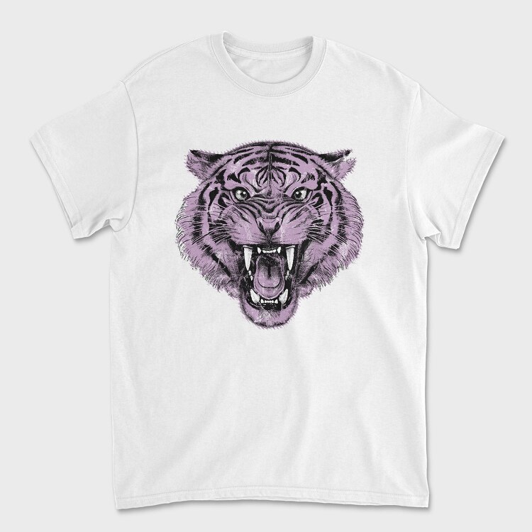 Tiger Roaring, Unisex Men's T-Shirt