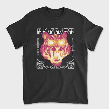Tiger Roawrr, Unisex Men's T-Shirt