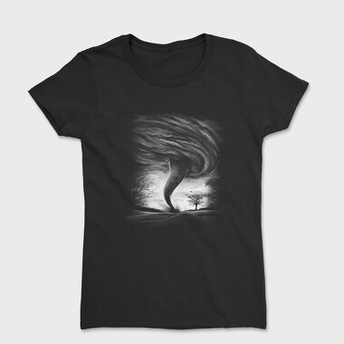 Tornado Monochrome, Women's T-Shirt