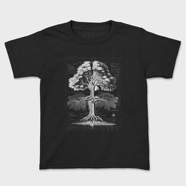 Tree Draw, Kids' T-Shirt