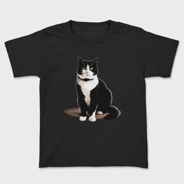 Tuxedo Cat, Kids' T-Shirt