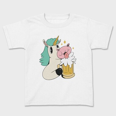 Unicorn Beer, Kids' T-Shirt