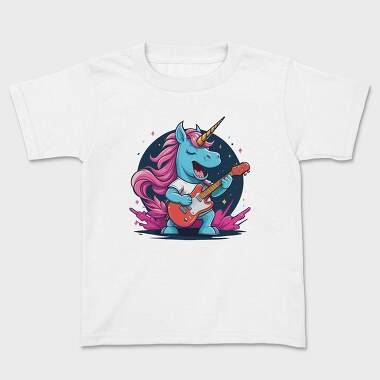 Unicorn Guitar, Kids' T-Shirt