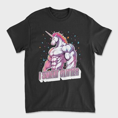 Unicorn Muscle, Unisex Men's T-Shirt